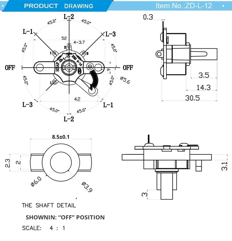 Wall Fan, 1.5A, 250VAC, Plastic, CQC - detail 2