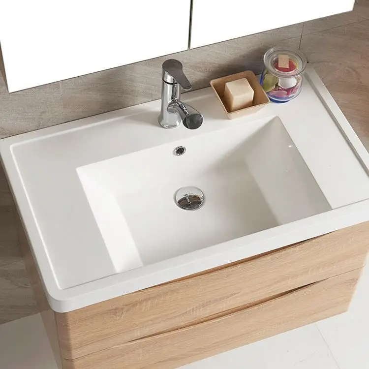 Hotel apartment modern bathroom vanity sink cabinet wash basin