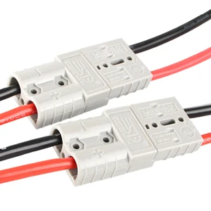 High Current Connector Piggyback Cable 50A 8G R&B