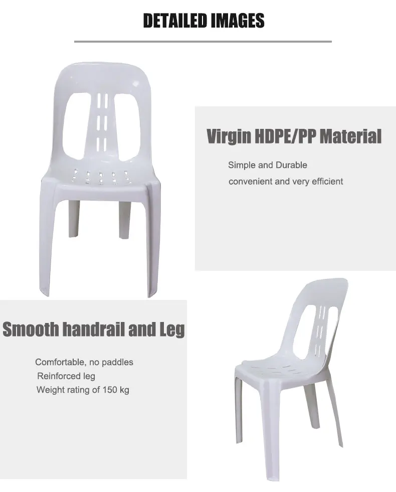 Green Plastic Garden Chairs Low Back Seat Patio Partying Camping