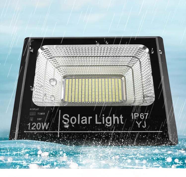 Whosale High quality outdoor waterproof IP65 solar flood lamp projector 25w 45w 65w 120w 200w solar led flood light