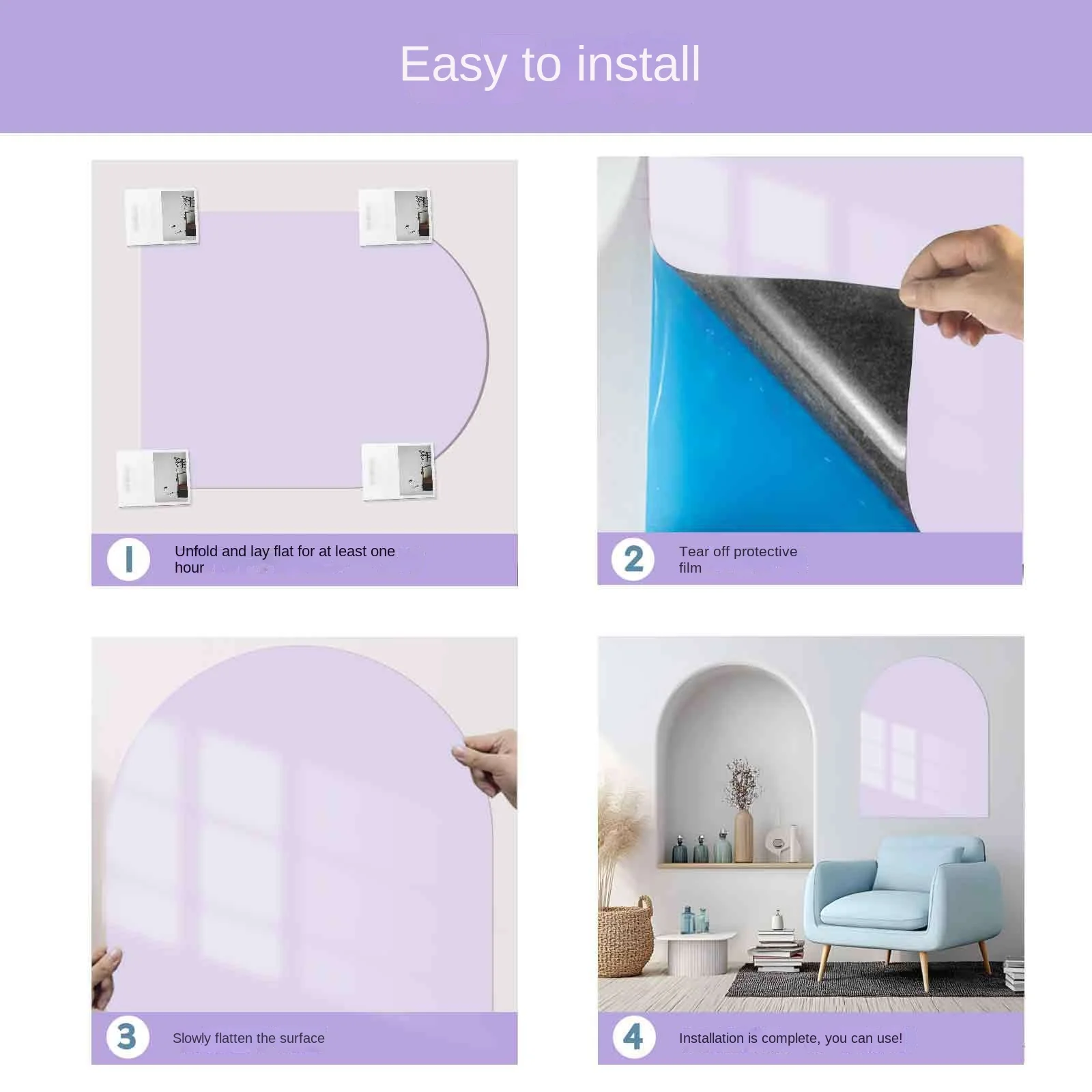 Arch magnetic whiteboard sticker kids bedroom application