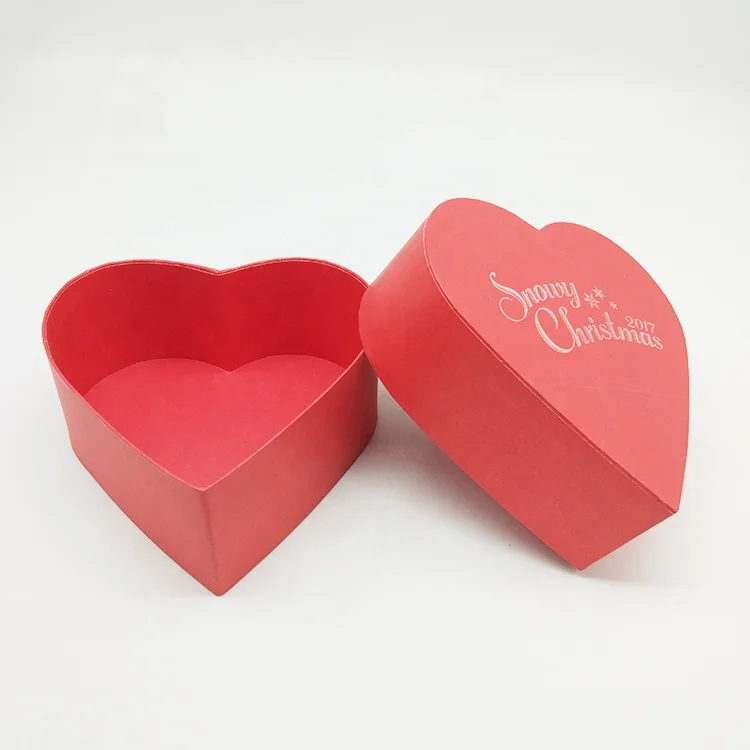 Empty Wedding Gift Packaging Candy Heart Shaped Box
