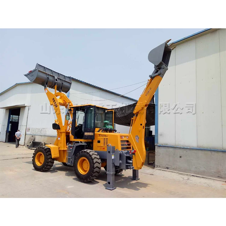 Mini Compact Backhoe Loaders For Sale Multifunctional Backhoe Loader Front Wheel Loader
