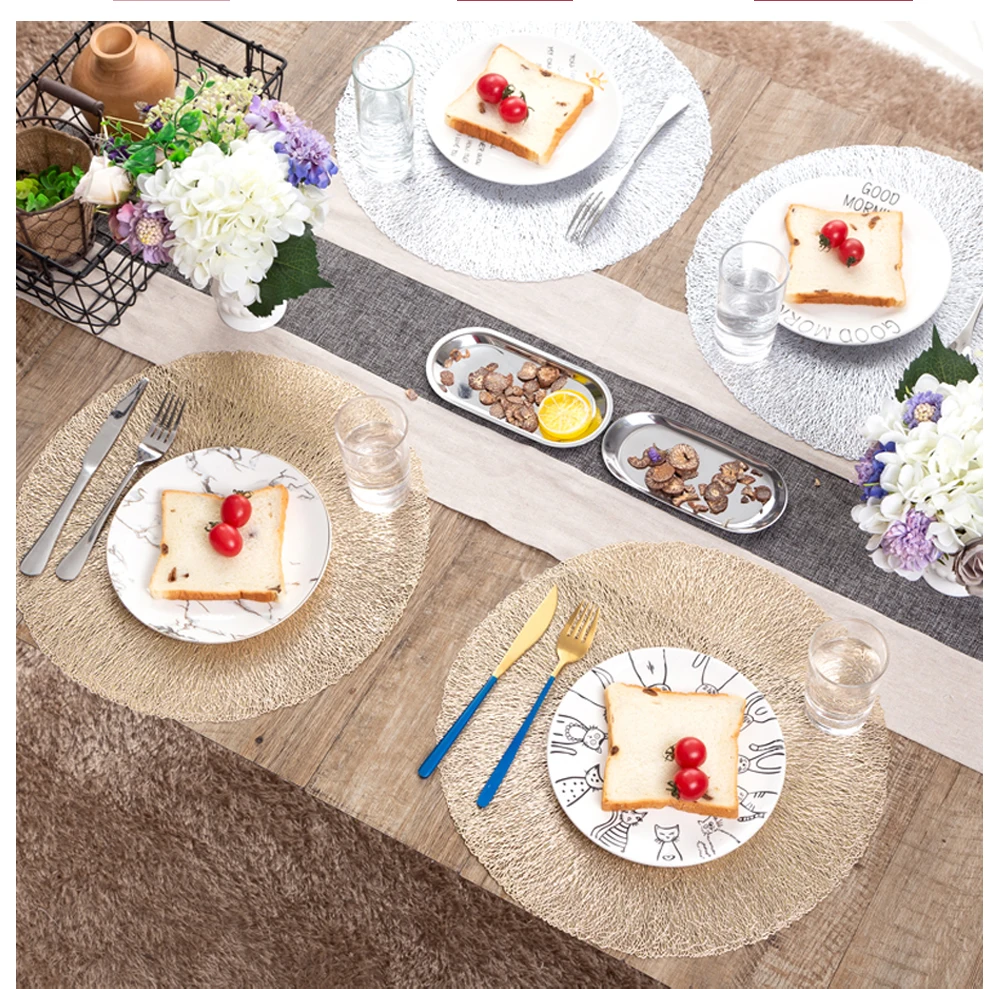 In Stock Gold Heat Resistant Wipeable Washable Pressed Vinyl Metallic