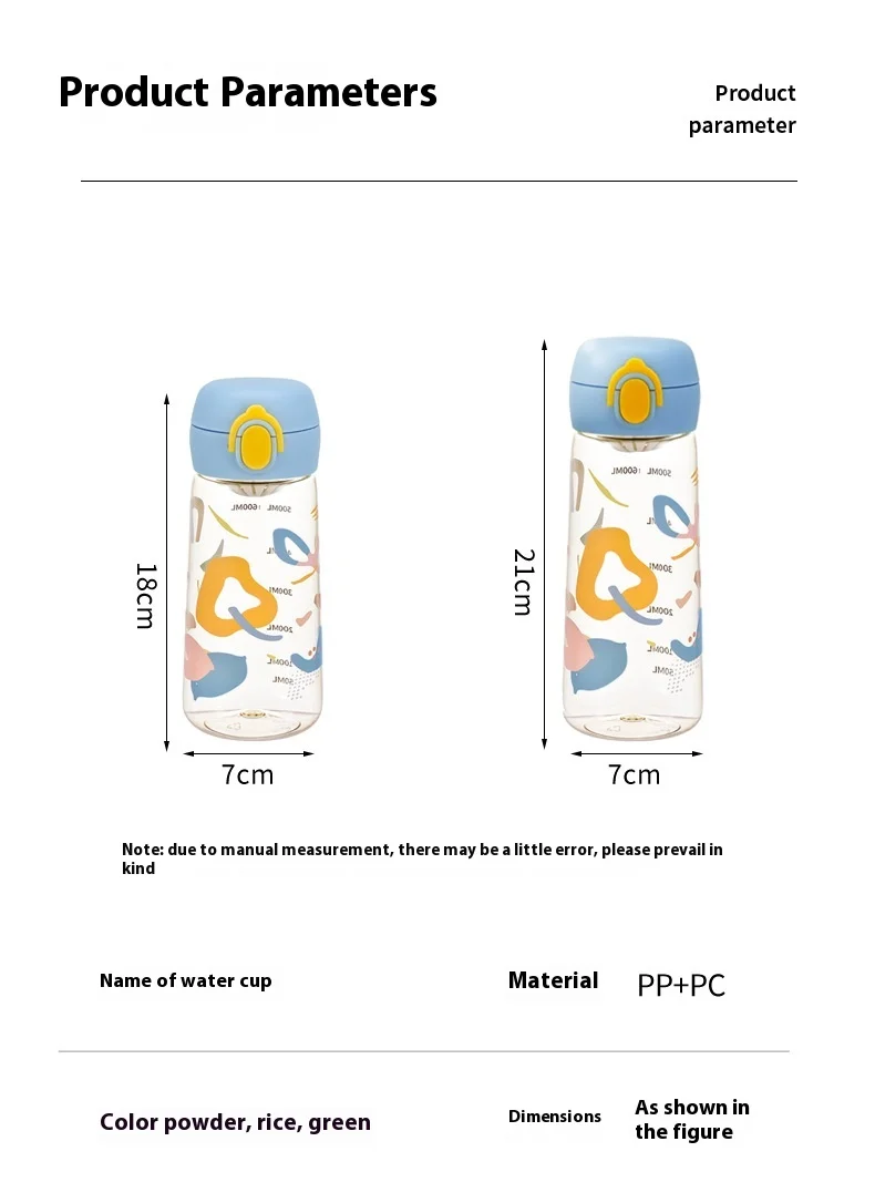 Customizable Large Capacity Portable Fitness Water Bottle Sports Kettle with Logo Direct Drink No Bad for Students