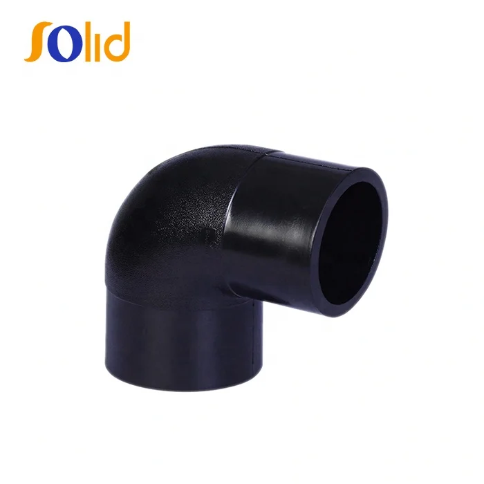 High Pressure PE Pipe Butt Fusion Fitting Plastic HDPE Pipe Fitting