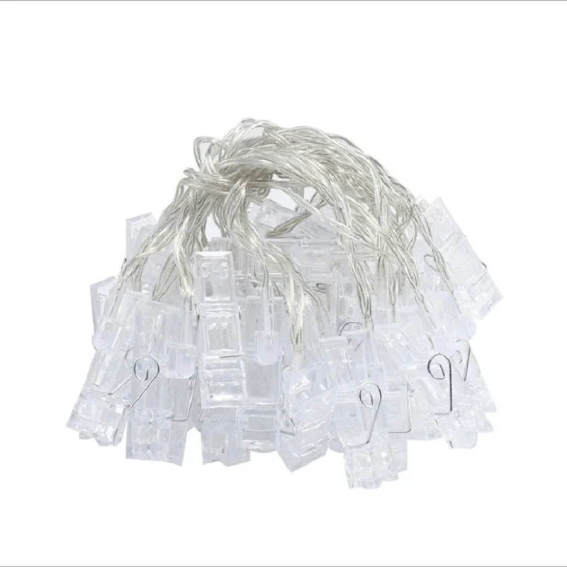 factory outlets battery powered 1.65M 10LED mini clip string light wholesale