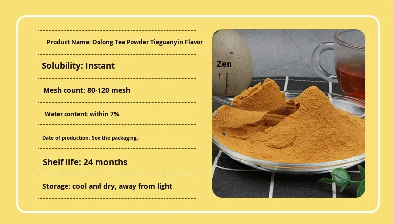 Wholesale Instant Oolong Tea Powder 100% Water Soluble Oolong Tea ...