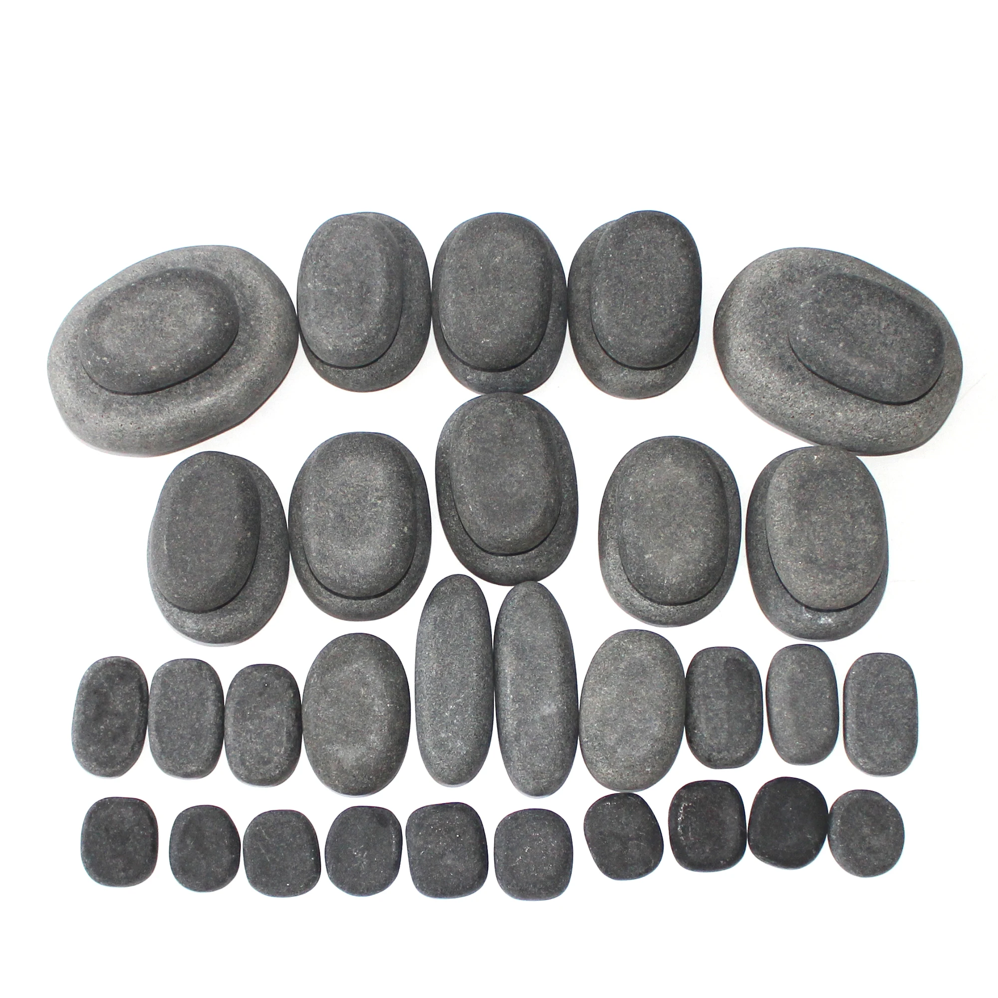 厂家直销按摩石身体按摩器按摩石黑色