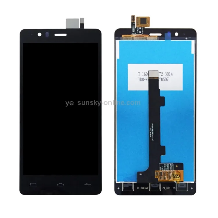 Color : Black Black MTE AYSMG LCD Screen and Digitizer Full Assembly for BQ Aquaris E5 E5.0