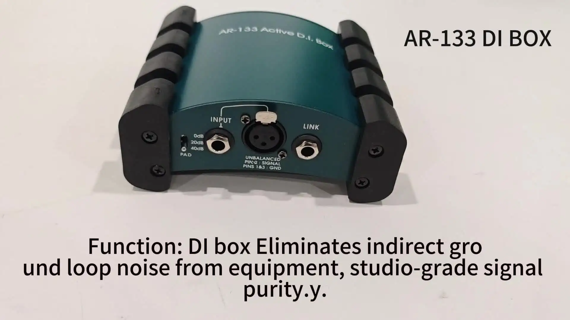 XTUGA AR-133 Professional Audio Active DI Box - Directly Box for