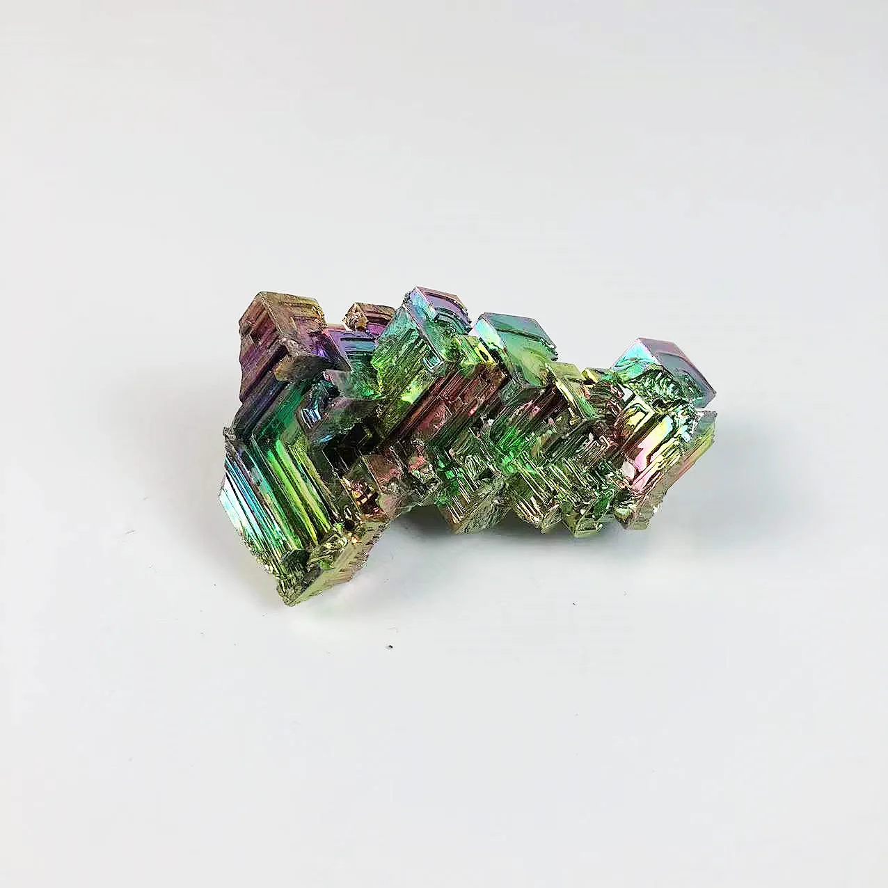 批发高品质天然治疗宝石彩虹铋矿石原石水晶出售 - buy rainbow