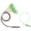 Fiber Optic ANATEL certified 1x8 1x16 PLC Splitter SC/APC micro mini block steel tube for FTTH