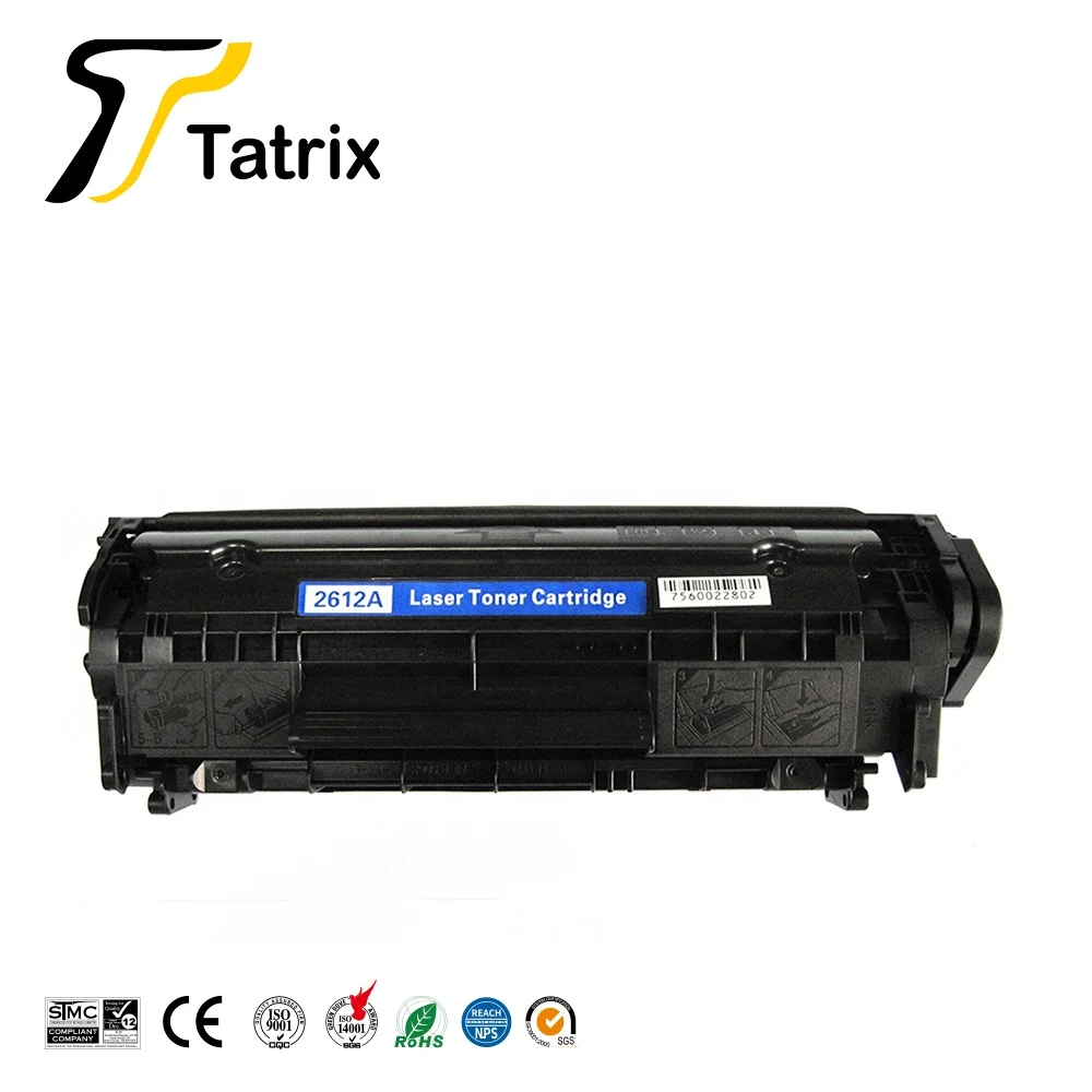 Tatrix 2612a Cartouche De Toner Noir Laser Compatible Premium 12a 12 A ...
