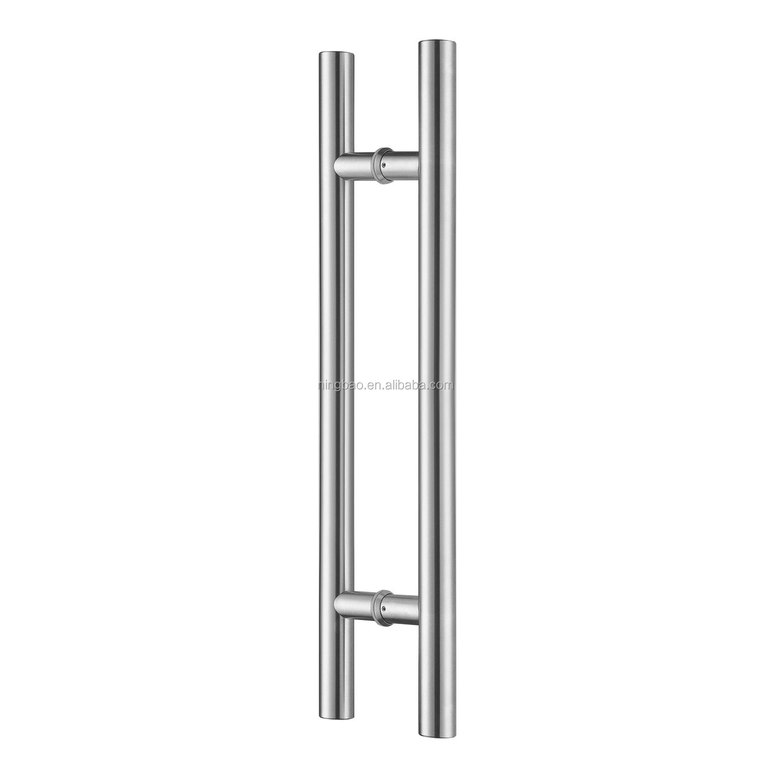 Stainless Steel 316 Door Pull For Glass Wood Door Satin Stainless Steel ...