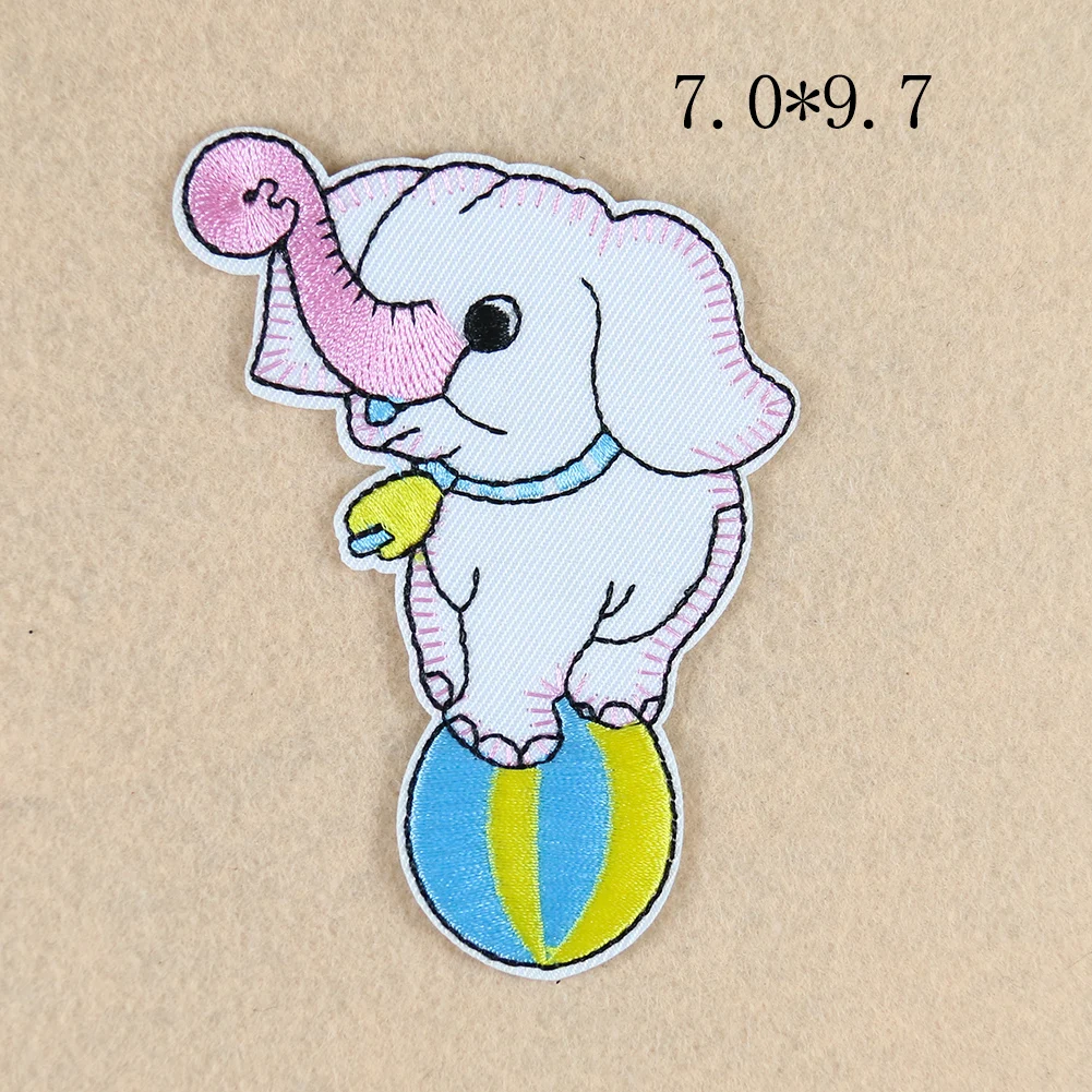 Wholesale cheap high quality embroidery with cute cartoon elephant Wholesale cheap high quality embroidery with cute cartoon elephant