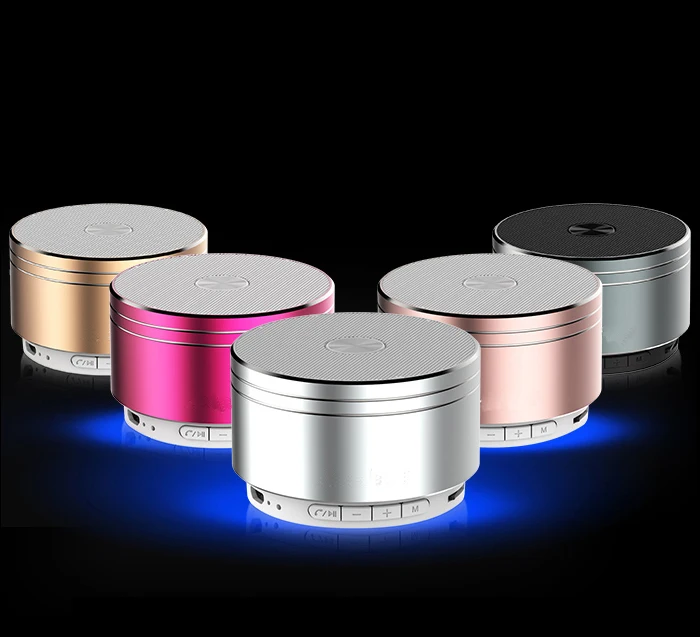 2020 Outdoor portable colorful led speakers wholesale waterproof Wireless stereo blue tooth HD Sound Speaker - ANKUX.COM