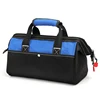 13-inch Small Tool Bag, Wide Mouth Tool Tote Bag with Inside Pockets for Tool Storage