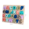 Cheap Price Macaron Colors Children Montessori Wooden Digital Letters and Shape Cognitive Board Early Childhood Educational Toys