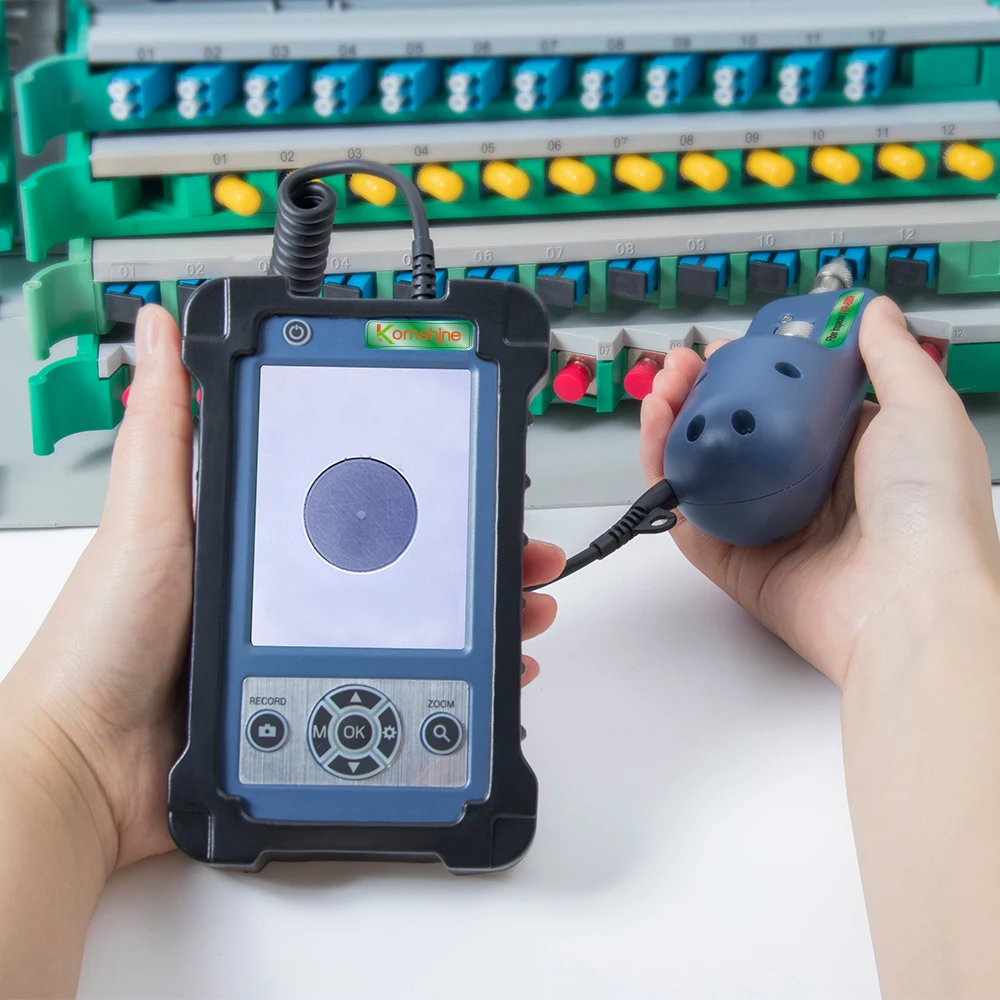 Fiber Optic Microscope Fiber Optic Cleaner Kip600v Portable End Face