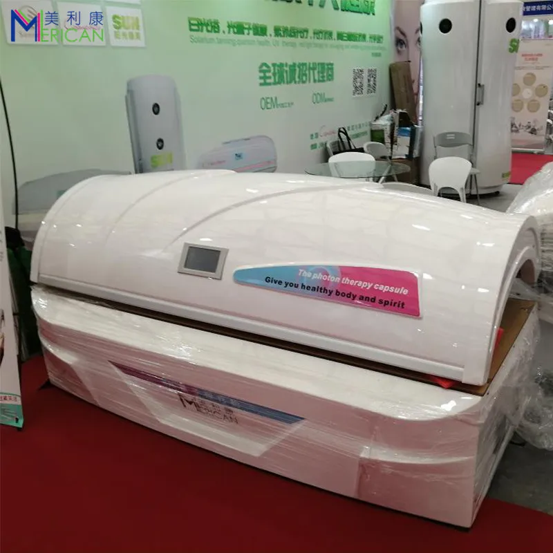 Whole Body Led Light Therapy Capsule M5 Pdt Red Infrared Bed For Skin