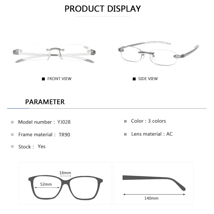 Foldable designer reading glasses for women quality assurance for Eye Protection-9