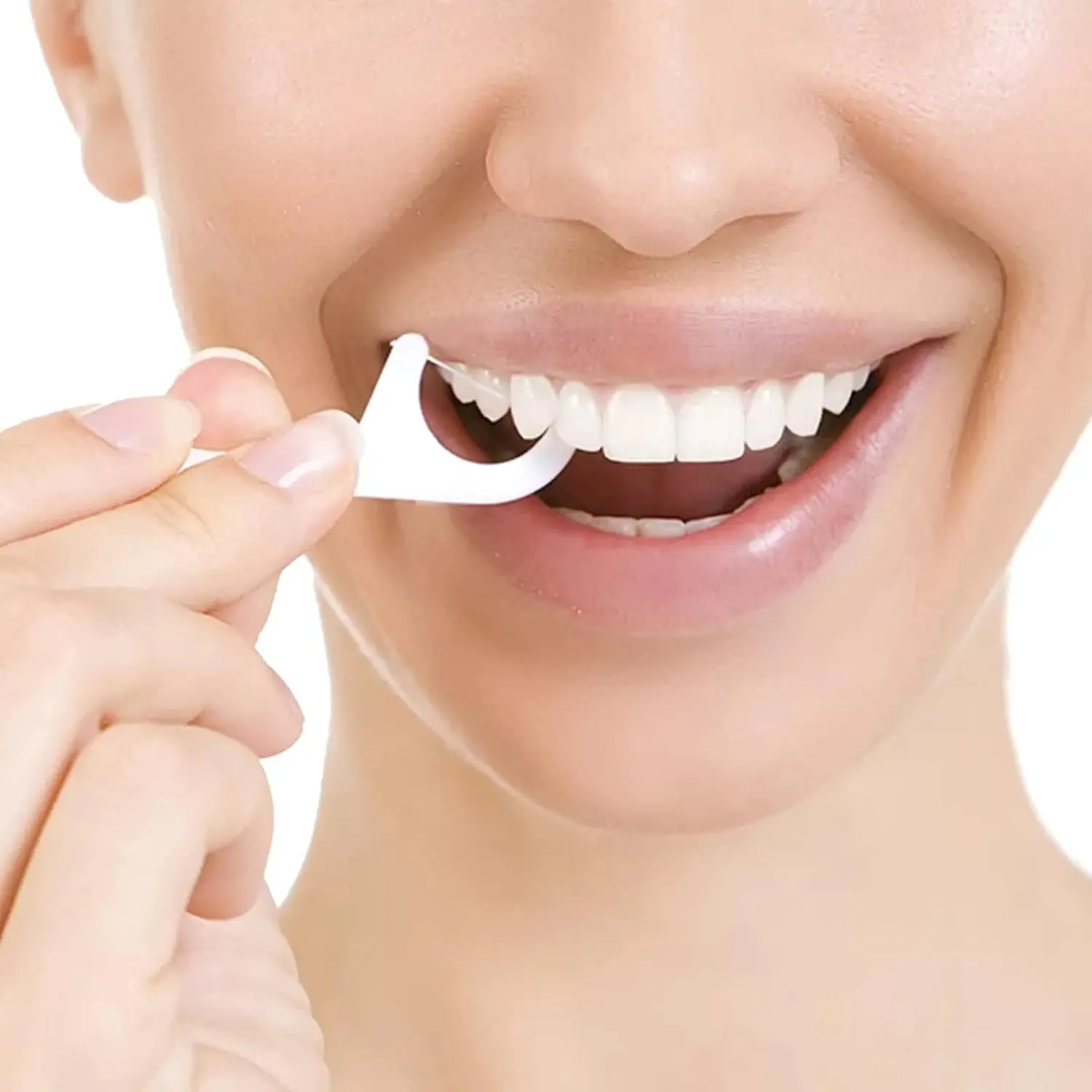 Dental Cleaning Dental Floss Stick Hook Toothpick 150 Pieces Of Household Plastic Single Head