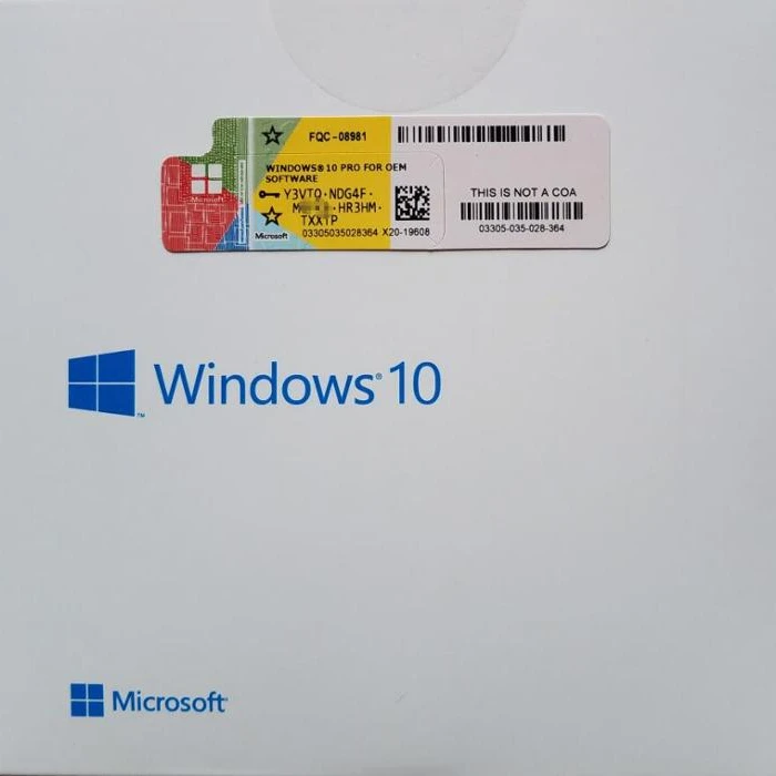 Microsoft Windows 10 Pro Software OEM Package 64 bit DVD Genuine Win 10 Professional FPP license activation_6