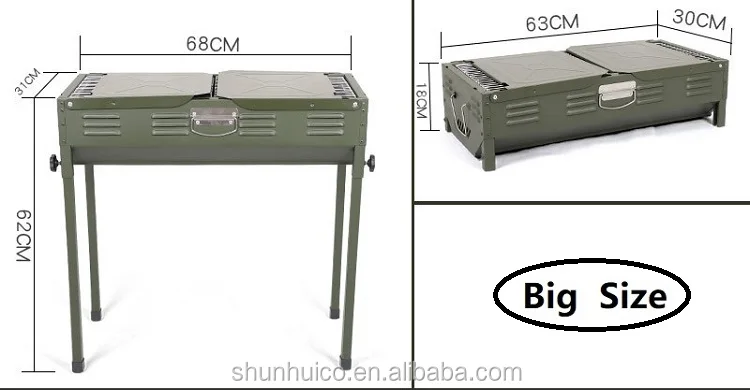 Charcoal BBQ Grill 20-D 4