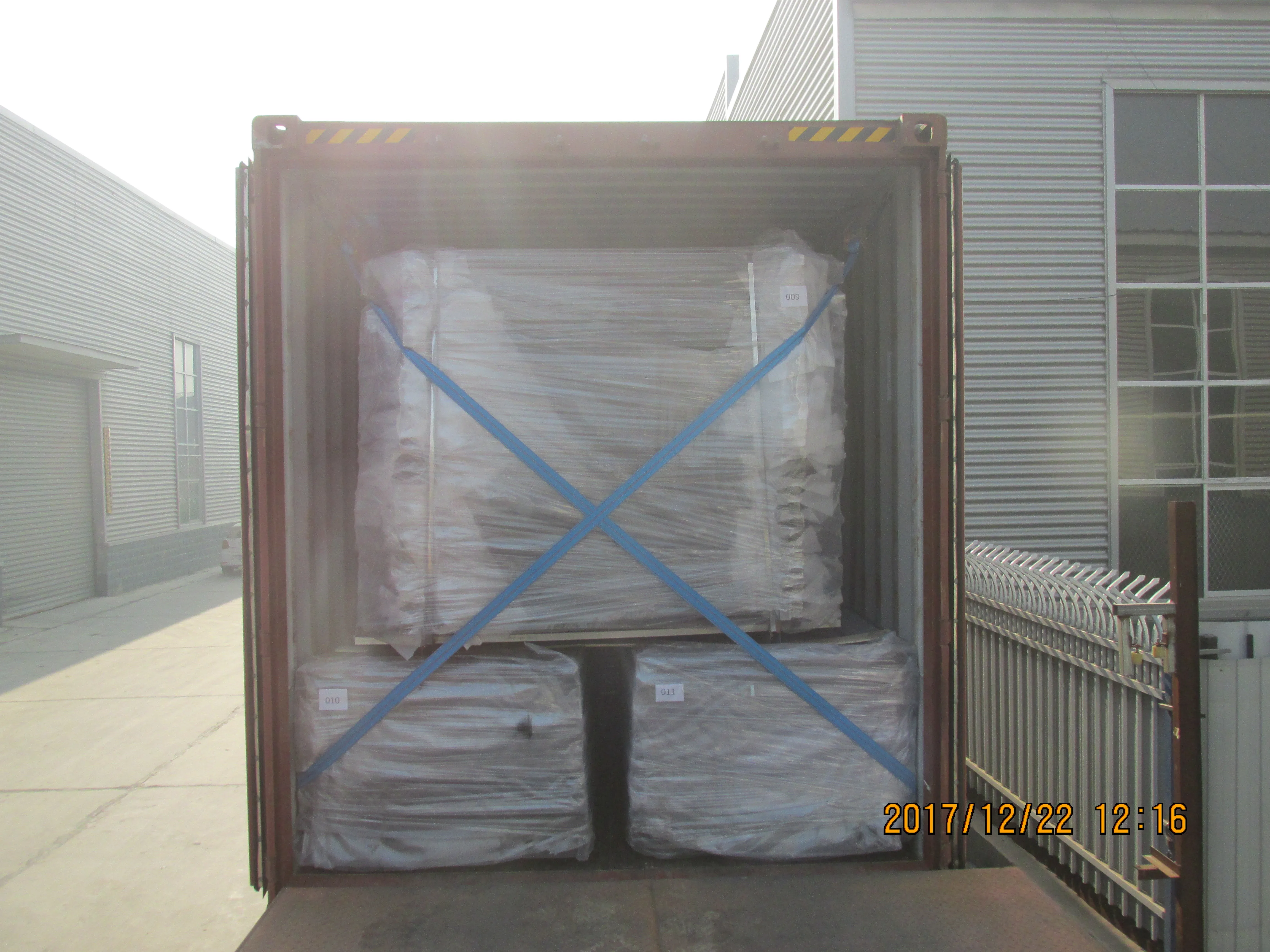 65mm tube black garrison garden fence panels
