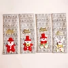 Christmas Wine Bottle Cover Bags Xmas Santa Claus Snowman Deer Bear Fabric Bags Christmas Dinner Decor Supply Wine Bottle Cover