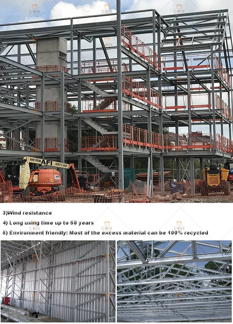 prefabricated steel home structure