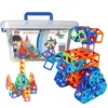 110pcs kids mini designer construction accessory model magnetic stacking blocks educational set toys with box