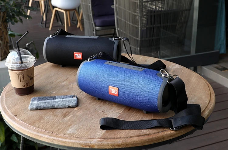 TG-118 wireless speaker Fabric 10w OEM UsB and TF card reader Hands-free built-in Battery Aux input FM Radio Usb input - ANKUX.COM