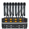Four Channels Handheld/Wait Bag Type Back Clip Earhook MIC Headset Home Professional Wireless Microphone Pro System
