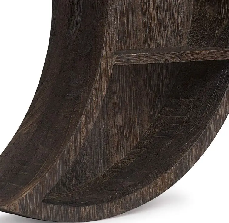 Wall Mounted Moon Shelf