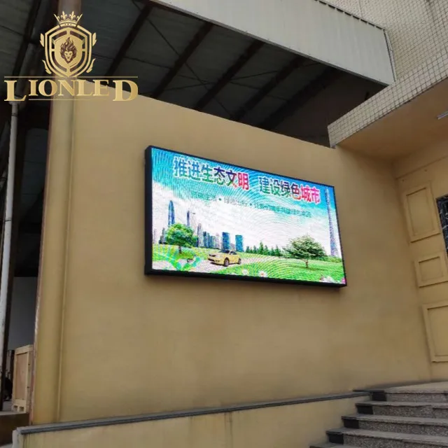 Outdoor P5 Naked Eye 3d Animation Large Led Screen Display For Corner 90 Degree Curved Pantallas 4424