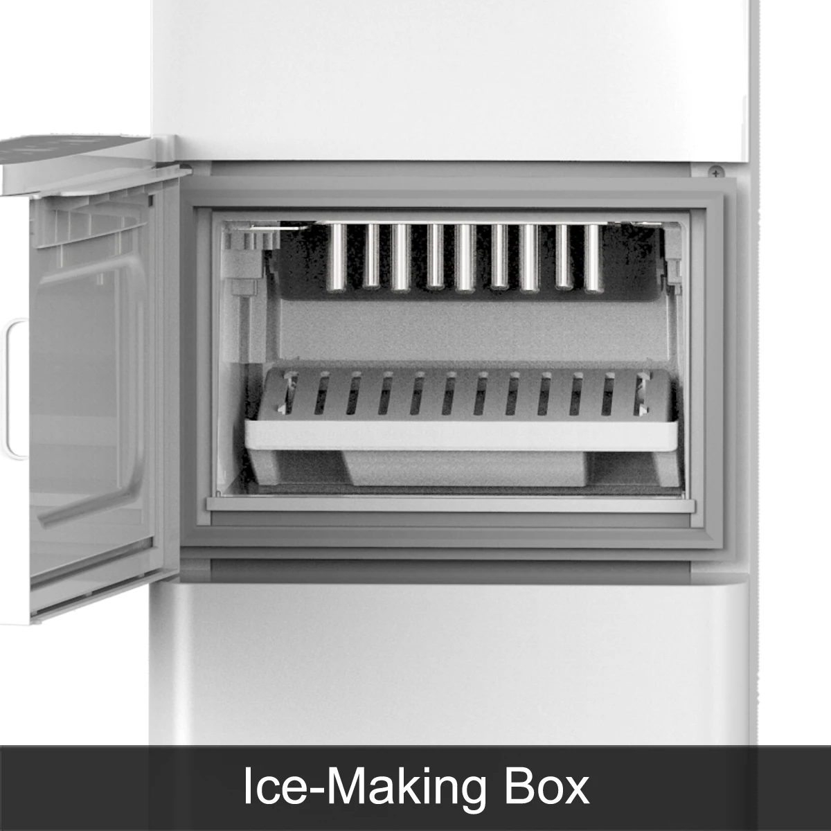 Ice Maker Compressor Cooling With Refrigerator R134a Top Loading Hot