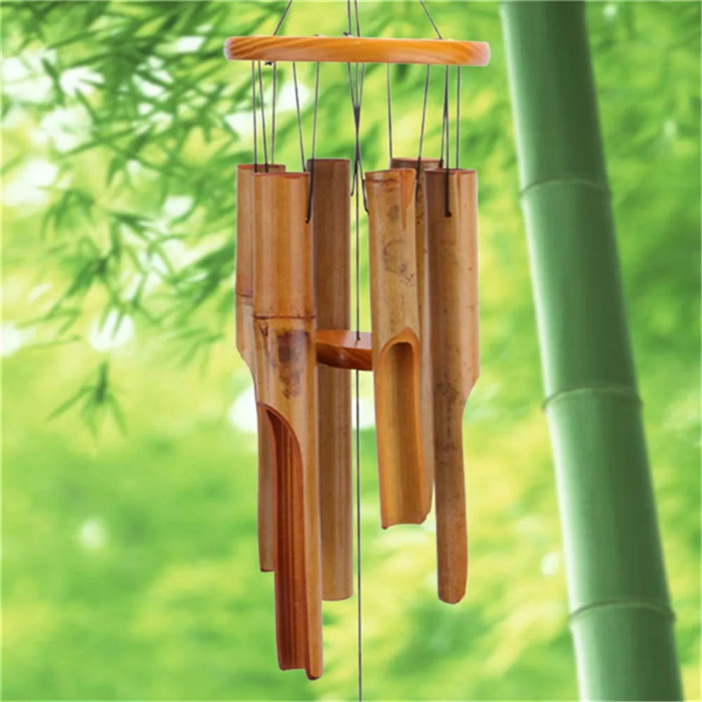工場直営 卸売 公園 庭園 自然な音 気楽な音 手作り木製 竹風鈴 綺麗音色 気持ちいい Buy 風鈴 Product On Alibaba Com