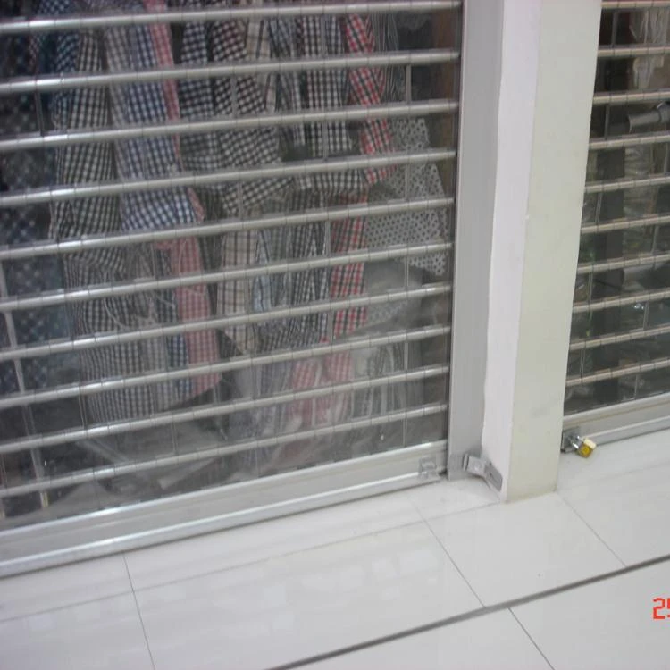 Door Grille Security Stainless Steel Rolling Grille Door For Shop