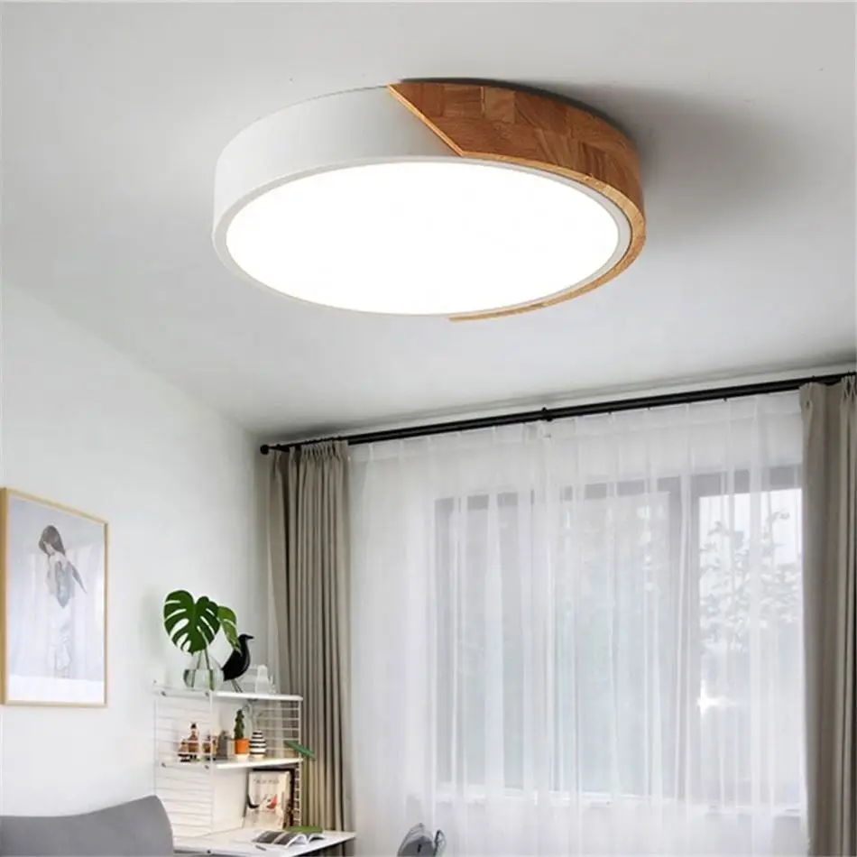 Raw Materials E27 Modern Square 24W Led Ceiling Light Lamparas De Techo Flush Mount For Kitchen