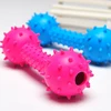 Custom TPR Barbell Shape Dog Toys Rubber Dog Toy Pet Dog Chew Toys