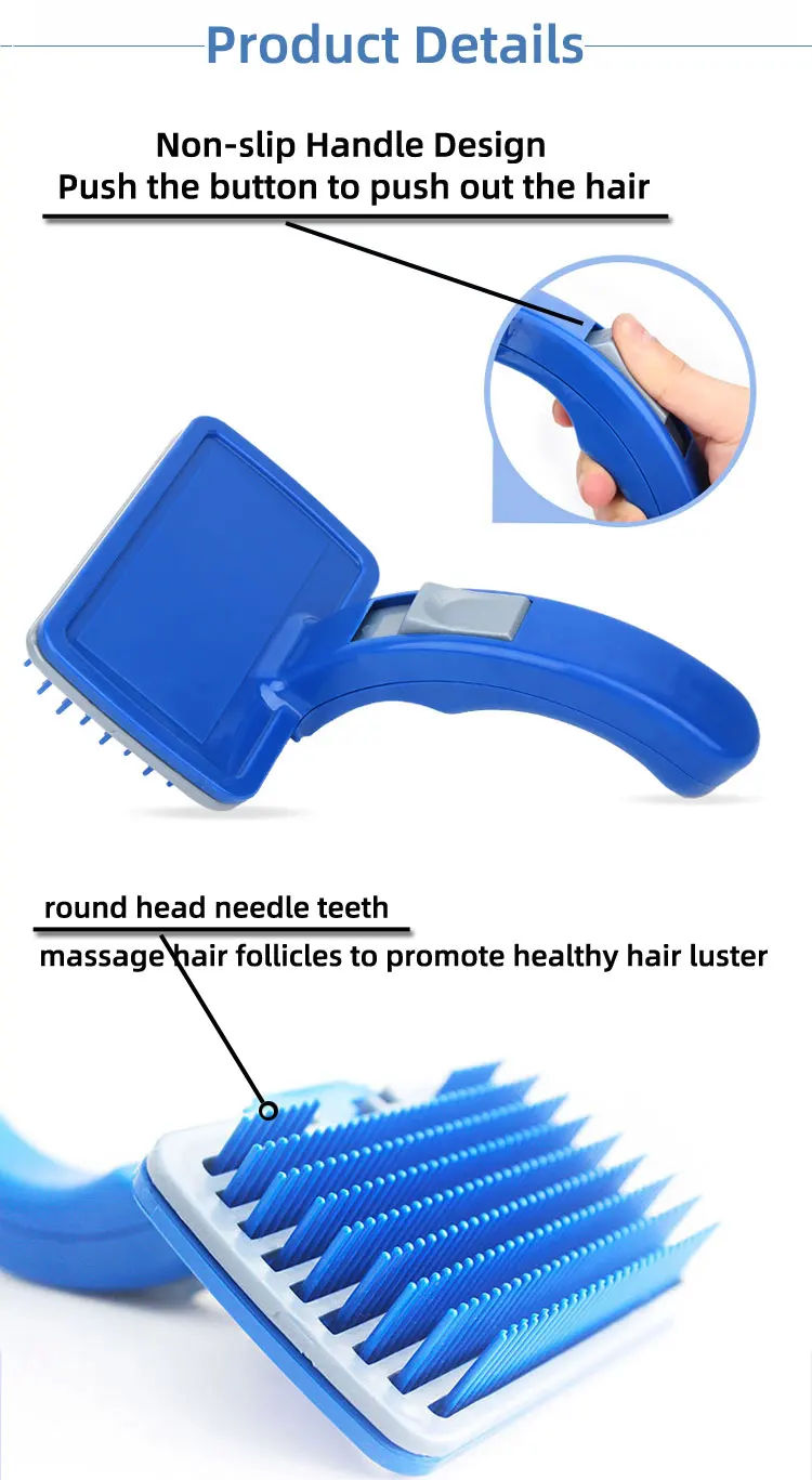 Newest dog lice best grooming rake pet cat hair trimmer electric dematting tool hairbuster comb with blade