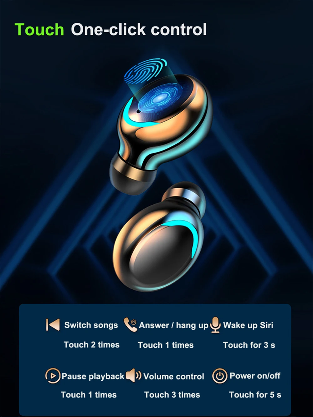 2020 High quality earphones Cheap Price TWS F9 Earbuds Wireless Earphone - ANKUX.COM