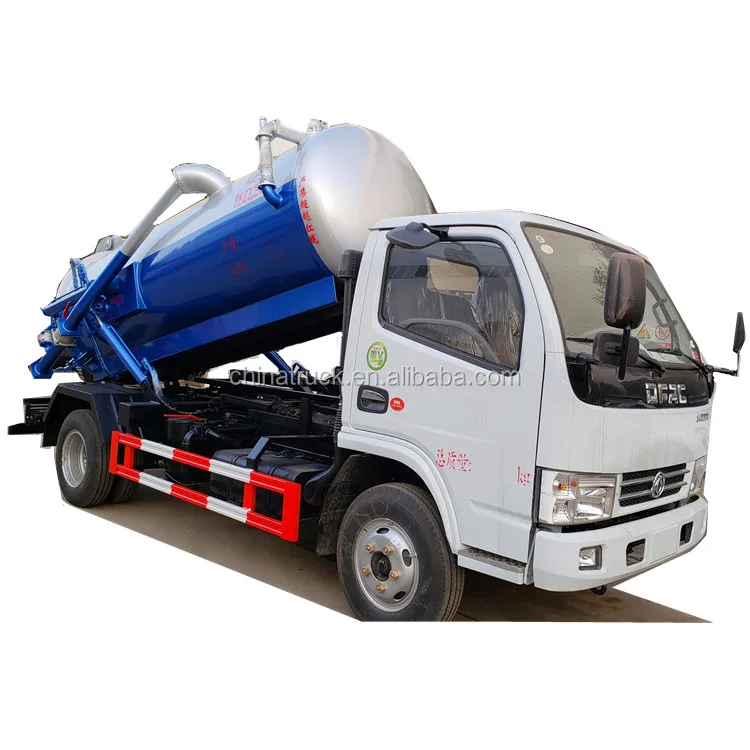 Low Price Doongfeng 6x4 5000l Vacuum Truck Sewage Pump Tanker - Buy ...