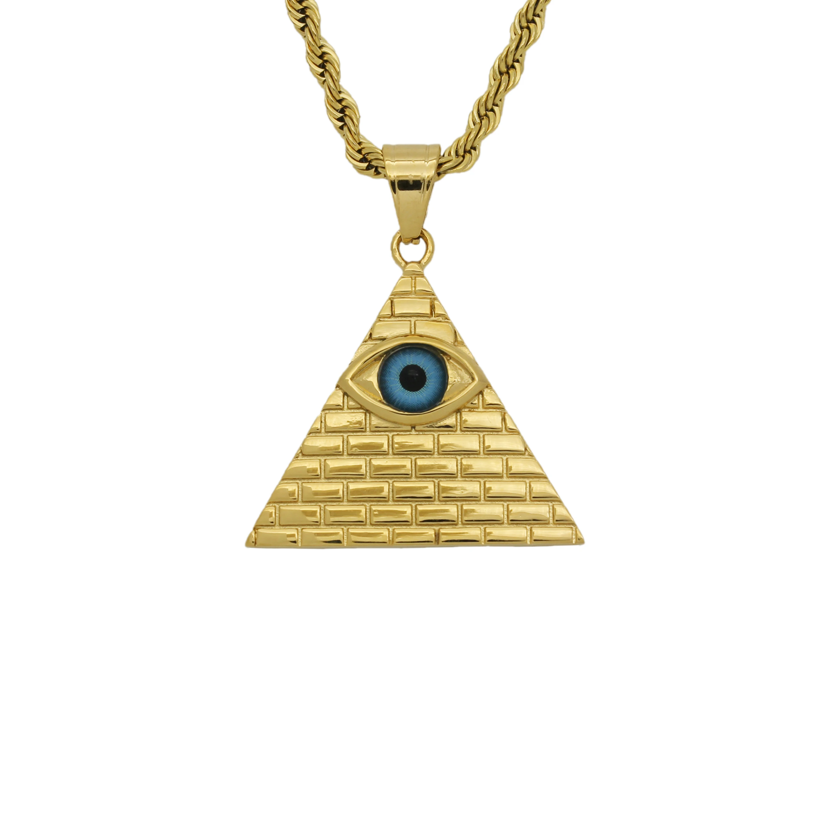 2020 new product ancient egyptian pyramids the eye of god 18k