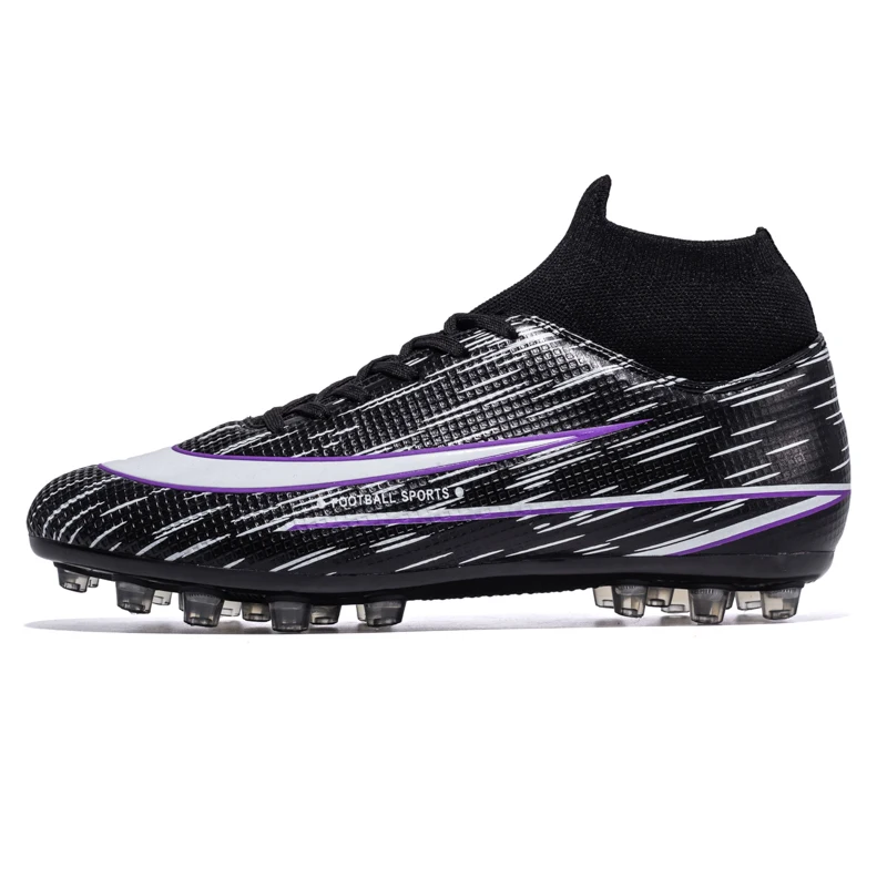 Fashion Men Boy Soccer Cleats Shoes Outdoor Soccer Football Boots Shoes Big Size 