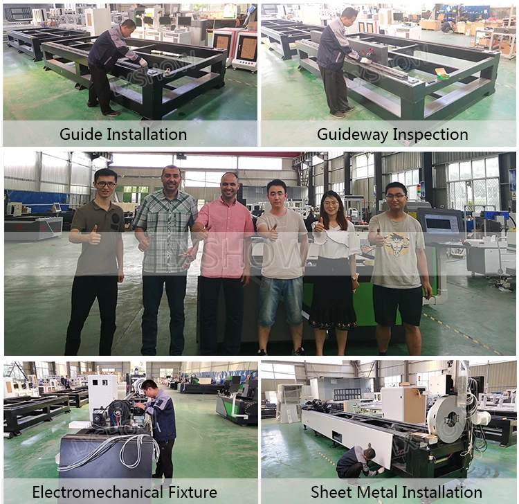 1300*2500mm Water cooling ball screw 3mm 5mm carbon steel 1000w CNC fiber metal laser cutting machine price