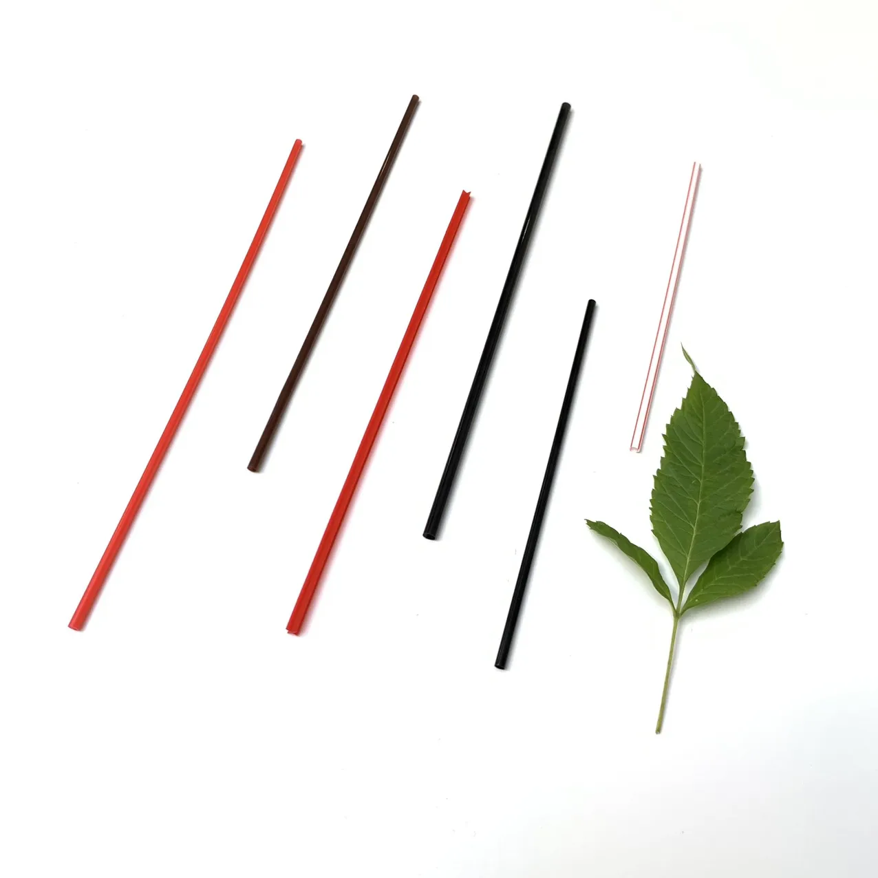 Customized Multi Colors Stirrers Disposable Plastic Straw Material Pp